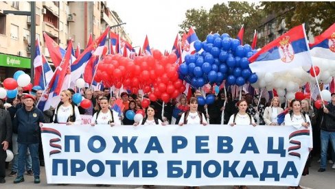 DA SE NAJEŽIŠ: Pogledajte snimak skupa građana protiv blokada - Samo sloga spašava! (VIDEO)