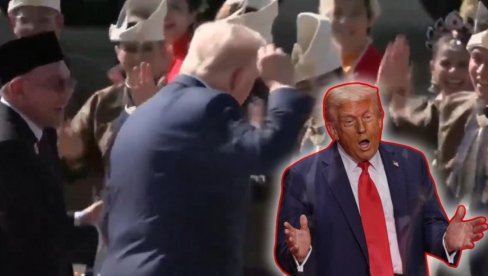 ТРАМП ЂУСКАО У МАЛЕЗИЈИ: Летео 23 сата, па одмах зањихао боковима на аеродрому - снимак је светски ХИТ (ВИДЕО)