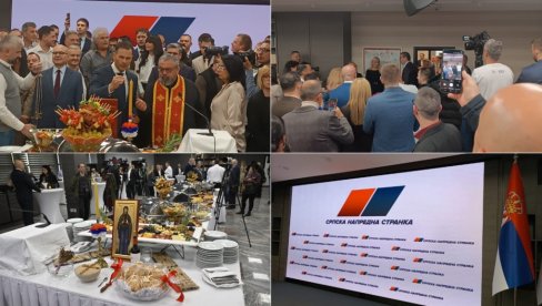 SRPSKA NAPREDNA STRANKA OBELEŽAVA STRANAČKU SLAVU SVETU PETKU: Domaćin Siniša Mali, a među gostima i predsednik Vučić (FOTO/VIDEO)