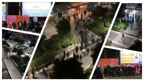 DRAMATIČNE SCENE U PODGORICI: Grupe maskiranih mladića izašle na ulice, sve vreme uzvikuju Turci napolje (VIDEO)