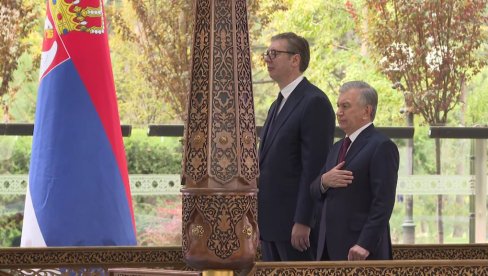 ВУЧИЋ И МИРЗОЈЕВ ПОТПИСАЛИ ЗАЈЕДНИЧКУ ДЕКЛАРАЦИЈУ: Најављено потписивање и размена 11 докумената о сарадњи у различитим областима