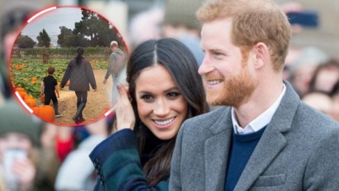 МЕГАН МАРКЛ ОБЈАВИЛА СНИМАК СА ДЕЦОМ: Малишани се играју у пољу бундева, а са њима су и принц Хари и њена мајка (ВИДЕО)