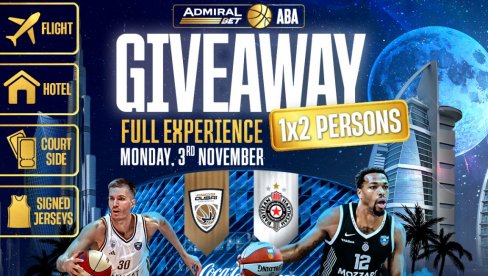 EMIRATI ČEKAJU NAJVERNIJE FANOVE: Osvojite put na meč Dubai - Partizan