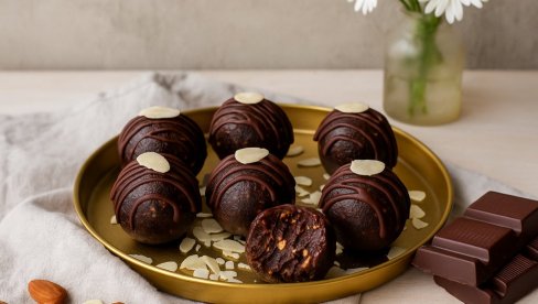 ČOKO BADEM KUGLICE: Zdrava poslastica fenomenalnog ukusa