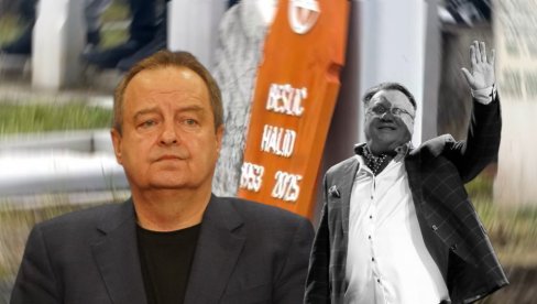 PRIJATELJU DRAGI... Dačić posetio Halidov grob, njegove reči kidaju dušu: Nedostaje njegova toplina, vedrina i dobrota (FOTO)