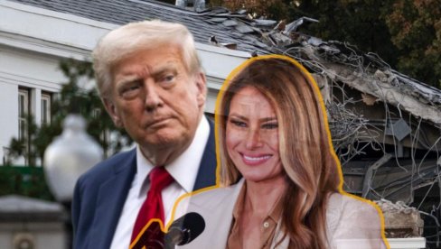 ДОК ТРАМП РУШИ: Видите шта је Меланија направила од Беле куће (ФОТО)
