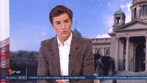 ANA BRNABIĆ NA PRVOJ: Vučić poslao pet važnih poruka