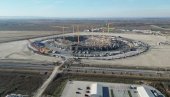 VELIČANSTVEN SNIMAK: Ovako radovi na Nacionalnom stadionu izgledaju iz vazduha (FOTO/VIDEO)