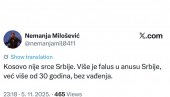 SRBIJO, JEL’ OVO DA VAM UČI DECU? Šef blokadera Pete beogradske gimnazije poručio deci - Kosovo nije srce Srbije