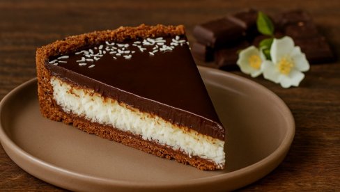 BAUNTI TART BEZ PEČENJA: Savršena poslastica za ljubitelje kokosa i čokolade