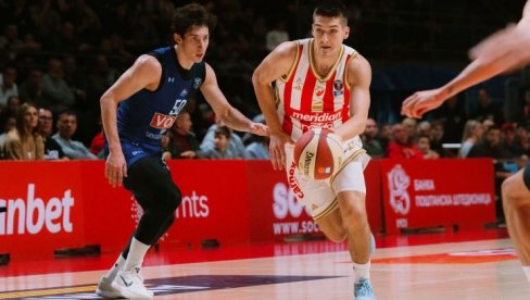 ZVEZDA DOBILA DERBI KOLA: Crveno-beli ubedljivi protiv Budućnosti u ABA ligi! (FOTO)