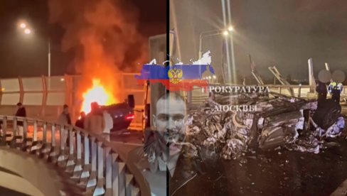 НОВАЦ И ДЕЛОВИ АУТА ЛЕТЕЛИ ПО ПУТУ: Трагедија у Москви - експлодирао, у пламену погинуо руски милионер (УЗНЕМИРУЈИЋИ ВИДЕО)