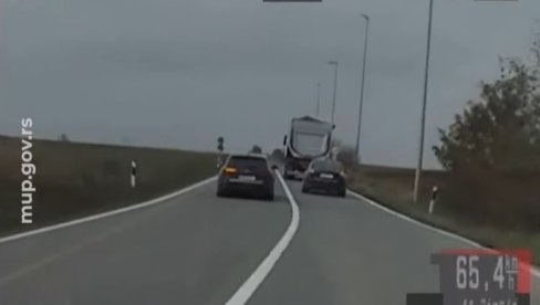 AUDI JURIO 191 KM/H TAMO GDE JE DOZVOLJENO 80! Nasilnička vožnja u Pančevu (VIDEO)