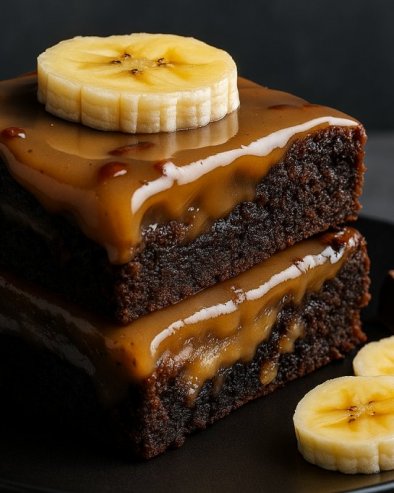 БРАУНИЈИ СА БАНАНОМ И КАРАМЕЛОМ: Прави сан за љубитеље чоколаде!