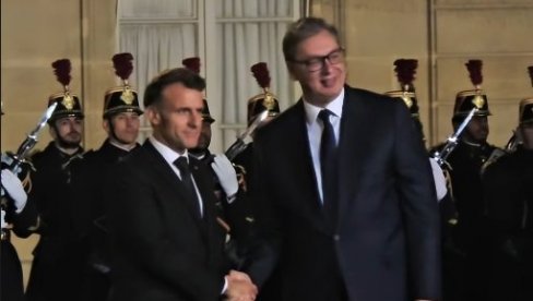 SRDAČAN POZDRAV DVOJICE LIDERA: Ovako je Markon dočekao Vučića (VIDEO)