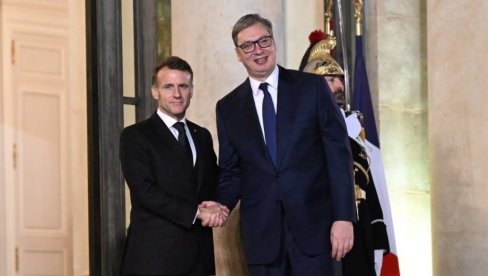 VUČIĆ POSLE SASTANKA SA MAKRONOM: Tri sata smo razgovarali