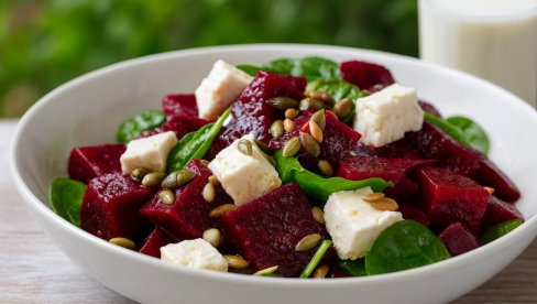 САЛАТА ОД ЦВЕКЛЕ И ФЕТЕ: Свежина, боја и укус у једном тањиру