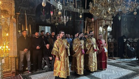 VELIKA DUHOVNA RADOST U MANASTIRU HILANDAR: Služio vladika šabački Jerotej