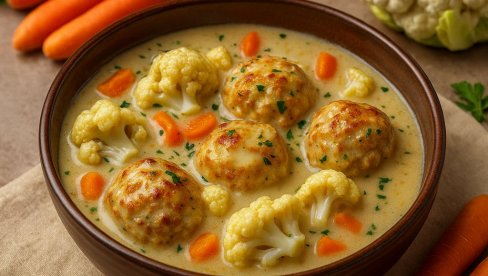 ПИЛЕЋЕ ЋУФТЕ У КРЕМАСТОМ СОСУ СА КАРФИОЛОМ: Дивно за хладне дане и породични ручак