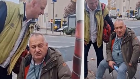 MILIVOJEVIĆ SE VEZAO ZA AUTOBUS: Blokader pokazao najveće ludilo do sada (VIDEO)