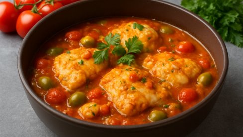 РИБА У ПАРАДАЈЗ СОСУ: Медитерански укус на вашем тањиру