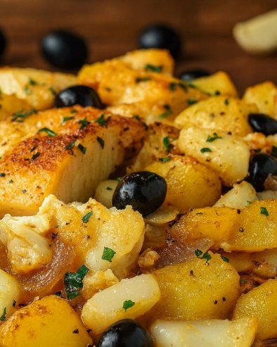 PEČENI BAKALAR SA KROMPIROM: Recept za zlatno pečenu ribu koja se topi u ustima