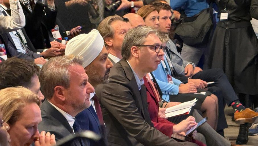 PREDSEDNIK Aleksandar Vučić prisustvuje regionalnoj poslovnoj konferenciji Ujedinjenog Kraljevstva i Zapadnog Balkana "Building Futures".