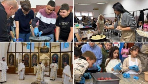 ДЕЦИ ПРЕНОСИМО ТРАДИЦИЈУ СРПСКОГ НАРОДА Манифестација Традиционална кухиња наших фамилија” под покровитељством Фондације Света Петка