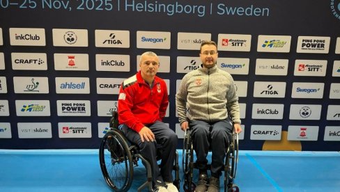 DRUGA BRONZA MITRA PALIKUĆE: Odličan učinak naših parastonotenisera na Evropskom prvenstvu u Švedskoj