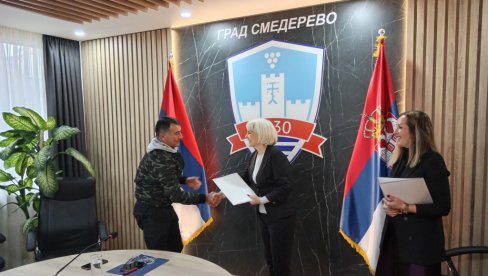 U SMEDEREVU URUČENA POMOĆ RASELJENIMA:Građevinski materijal za sedam porodica