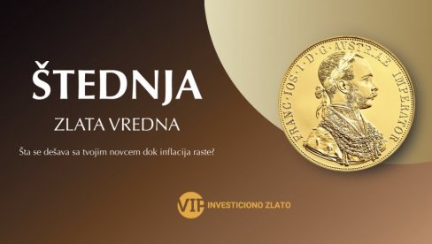 SIMBOL VREDNOSTI: VIP Investiciono Zlato 25 godina pomaže klijentima da osiguraju svoju finansijsku stabilnost