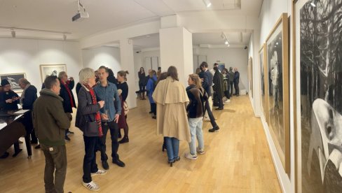 ВЕЛКОВИ ПОПРАВЉЕНИ ПОРТРЕТИ: Изложба српско-француског уметника Марка Велка у културном центру Србије