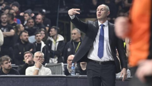 УЗ ПРИСТУП И МОТИВАЦИЈУ:  Тренер Партизана имао јасну поруку пред Клуж у АБА лиги
