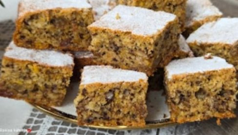 РЕЦЕПТ ЗА КОЛАЧ БЕЗ БРАШНА: Прави се брзо и идеалан је за зиму (ВИДЕО)