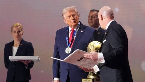 ПРЕНОС, ЖРЕБ ЗА СВЕТСКО ПРВЕНСТВО: Трампу додељена прва ФИФА награда за мир!