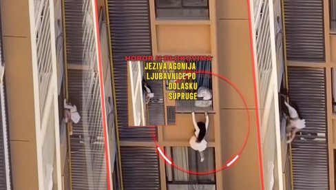 HOROR U BLOKOVIMA: Izbacio ljubavnicu sa 10. sprata - stizala žena! Jeziva agonija ljubavnice (VIDEO)