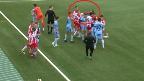 БРУКА И СРАМОТА! Шамари, песничење и хаос на мечу кадета Црвена звезда - Телеоптик (ВИДЕО)