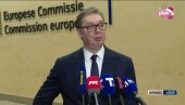 OBRAĆANJE VUČIĆA IZ BRISELA: Predsednik o svim važnim temama
