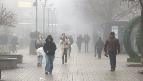 ВРЕМЕ ДАНАС ПРОМЕНЉИВО: Облачно и магловито, понегде са кишом