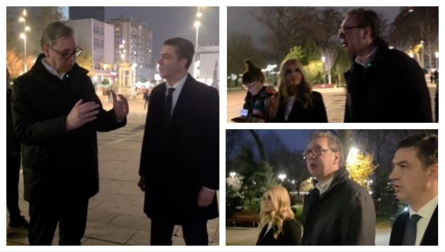 VUČIĆ SE PROŠETAO KROZ NIŠ: Zadovoljstvo je videti koliko je grad napredovao - Vidimo se uskoro ponovo! (VIDEO)
