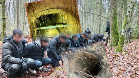 ULAZI SKRIVENI U ŠUMI: Pronašli tajne TUNELE ispod beloruske granice - uhapšeno 130 stranaca (VIDEO)