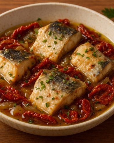 ХАРИНГА СА СУШЕНИМ ПАРАДАЈЗОМ: Једноставно, ароматично предјело са медитеранским шмеком