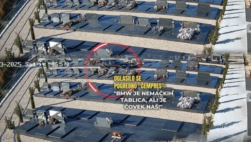 ДНО ДНА Возио BMW по гробљу - да паркира што ближе! Погребно Чемпрес саопштило: Неко је наш, није Немац (ВИДЕО)
