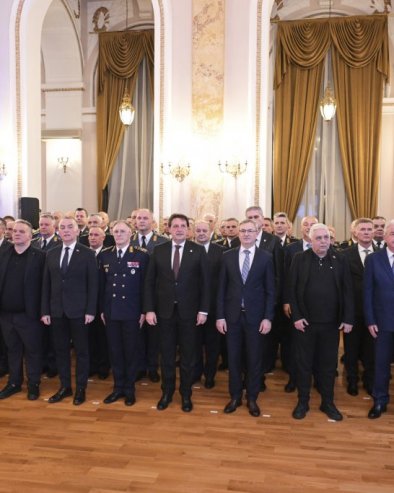 Prijem ministra odbrane i načelnika Generalštaba povodom novogodišnjih i božićnih praznika