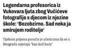 USTAŠKI NAPAD NA SRBIJU Hrvatica poručuje: Deca iz Vukovara morala bi da podrže blokadere, a ne državu Srbiju