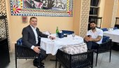 СВЕ УЗ САГЛАСНОСТ ВЕЉКА ПАУНОВИЋА: Бранко Радујко посетио у Дохи Александра Митровића