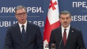 USKORO OTVARAMO AMBASADU U TBILISIJU Vučić sa Kavelašvilijem: Prvi put u istoriji imamo priliku da ugostimo predsednika Gruzije (VIDEO)