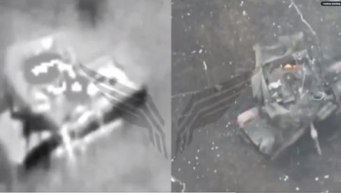PONOVO GORE ZAPADNI TENKOVI Ukrajina ostaje bez oklopa: Abrams i Leopard na meti ruskih dronova (VIDEO)