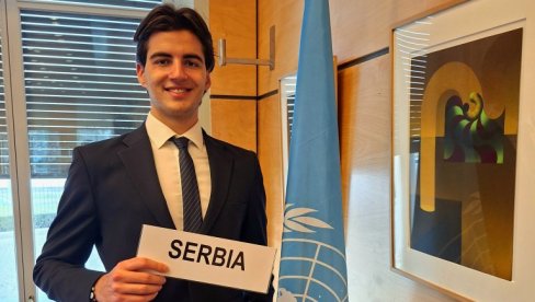 NAŠ STRAHINJA SA SVETSKIM LIDERIMA: Priznanje Ujedinjenih nacija za studenta iz Beograda