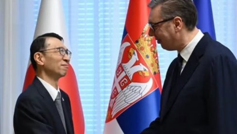 OPROŠTAJNA POSETA: Predsednik Vučić primio ambasadora Japana u Srbiji Akiru Imamuru